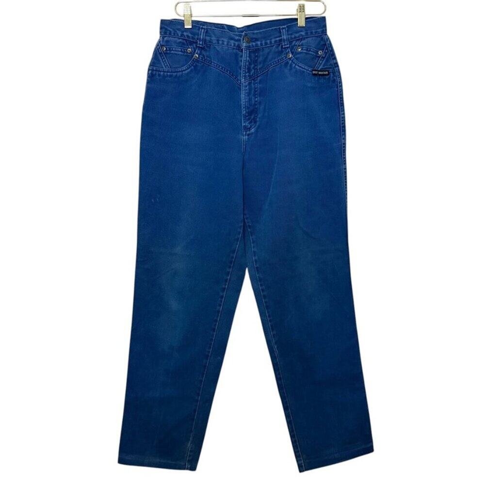 Vintage Rocky Mountain Western Jeans Women 30 Blue Bareback Cowgirl‎ Festival